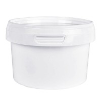 280 ML WHITE TAMPER EVIDENT TUB and LID